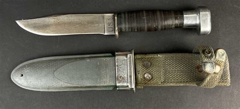 Please see photos for condition. . Usn mk1 knife history